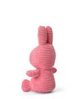 Peluche Miffy Bon Ton Toys velours cotele rose bubblegum, des la naissance