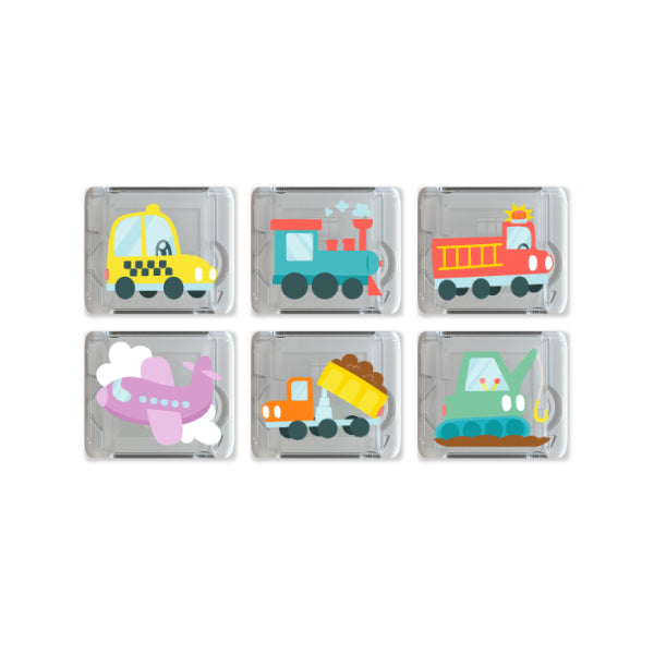 Awesome Autos Light-Up Cubes, cubes lumineux véhicules Glo Pals