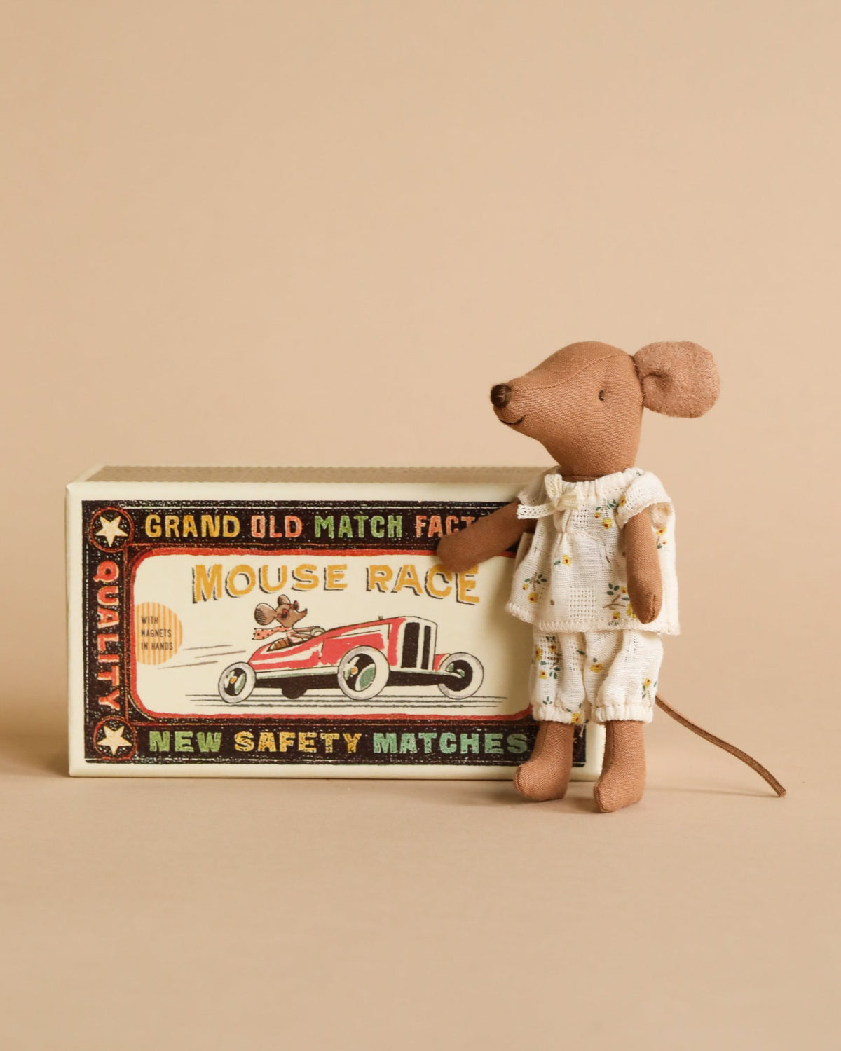 Big sister mouse in matchbox