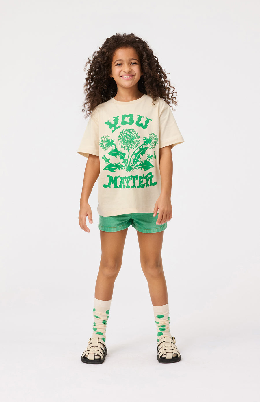T-shirts Short sleeves Riley Green Dandelion