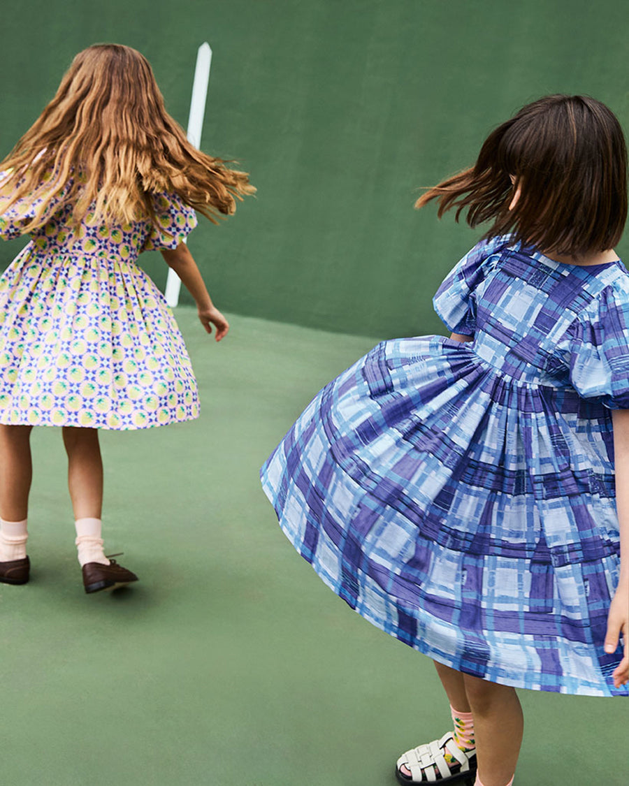 Dress Calyita Blue Checks