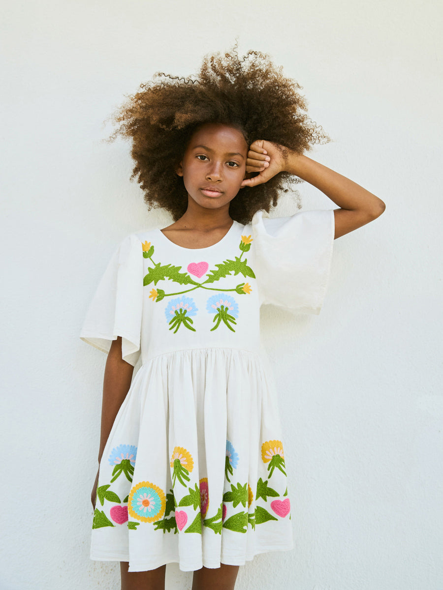 Dress Carlin Dandelion Border