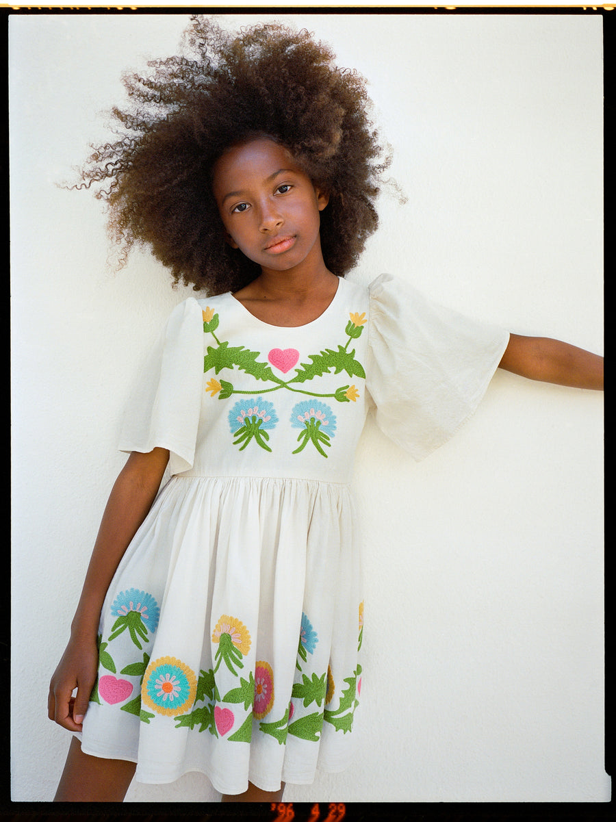 Dress Carlin Dandelion Border