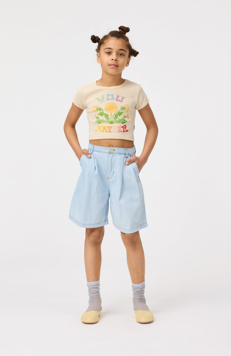 Shorts 3/4 Alberte Bleached Drapy