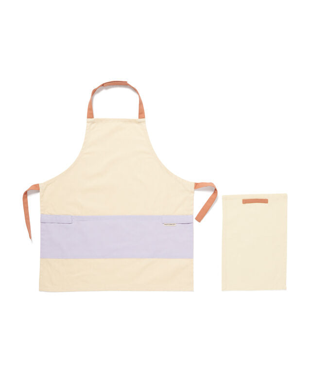 Ensemble tablier jaune clair KID'S HUB