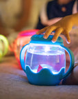 Bocal sensoriel Glo Pals à fermeture sécurisée, défilé de couleurs apaisantes pour un temps calme