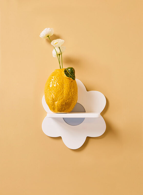Etagère Fleur blanc