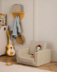 Fauteuil pliant rayé