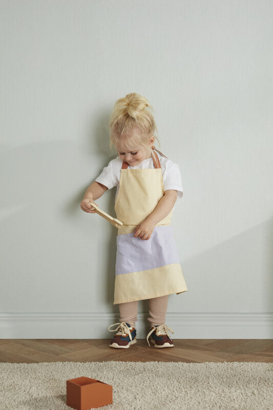 Ensemble tablier jaune clair KID'S HUB