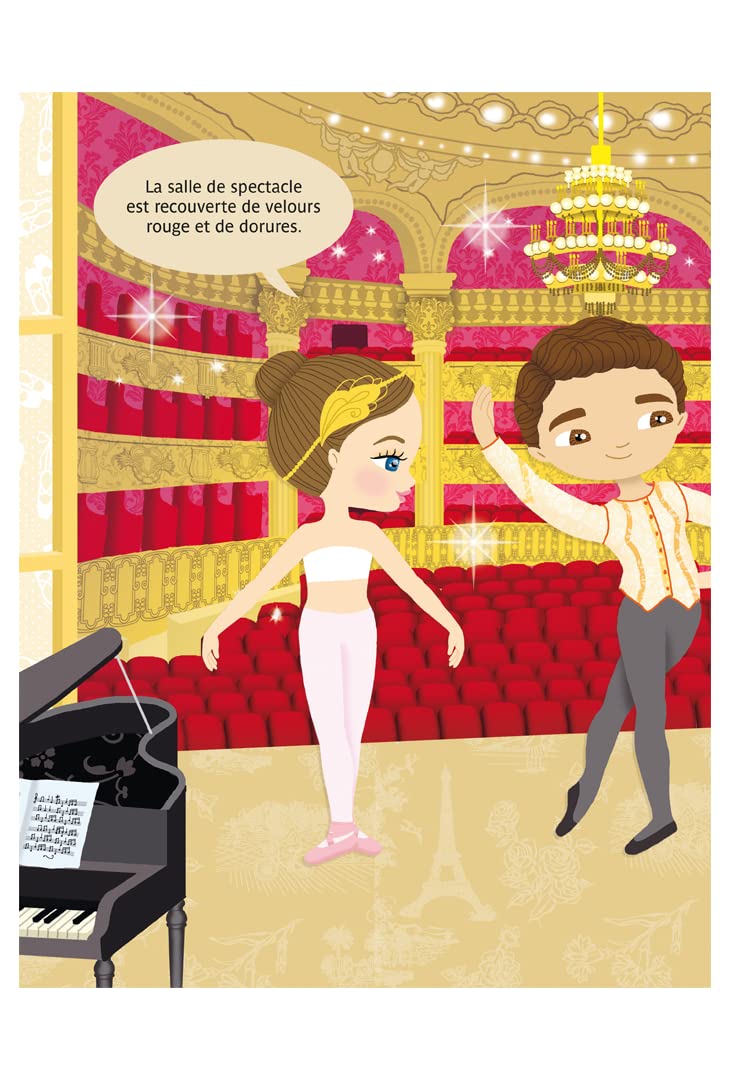 Minimiki - Stickers - Habille Emma à l'Opéra de Paris