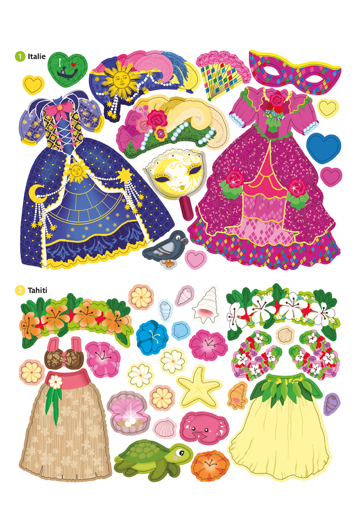 Minimiki - Stickers - Fêtes du monde