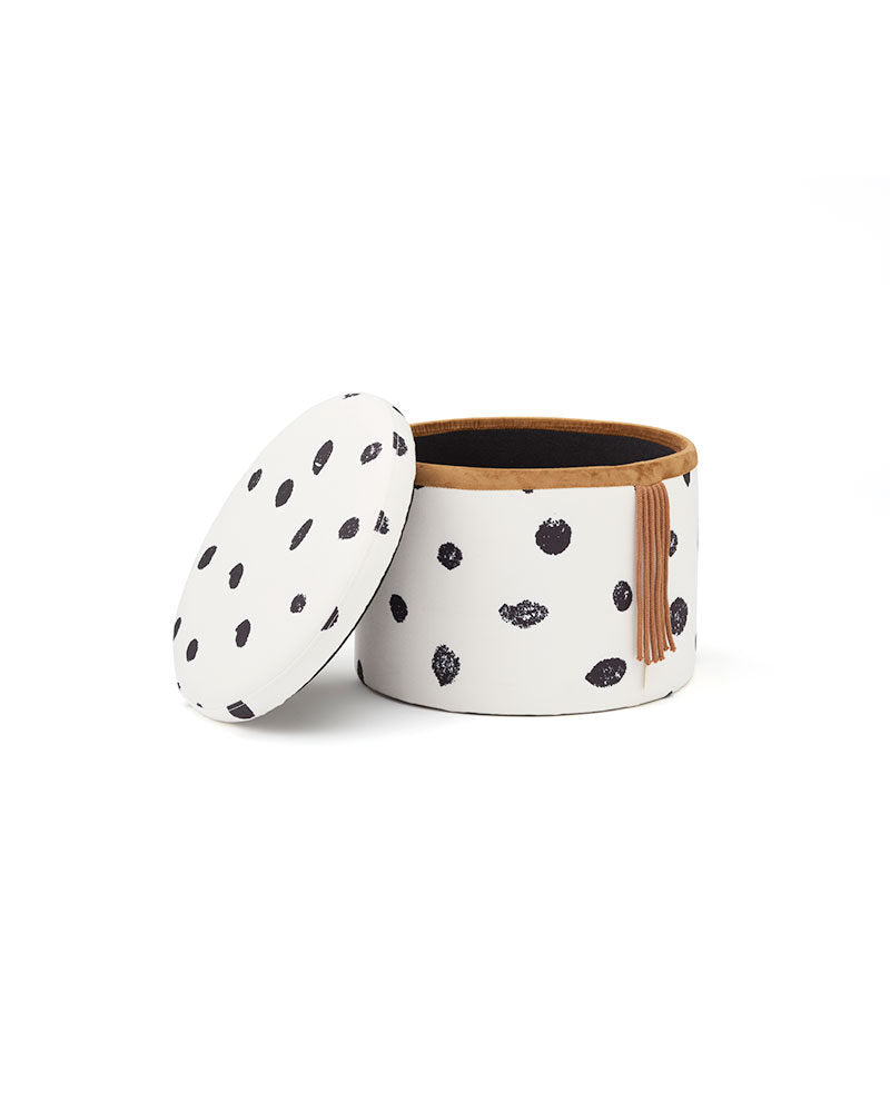 Pouf rond avec rangement FIFI