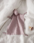 Doudou mouchoir Dino lin rose NEO