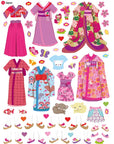 Minimiki - Stickers - Robes du monde