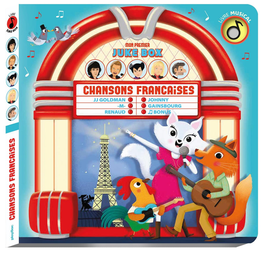 Livre musical - Mon premier Jukebox Chansons françaises