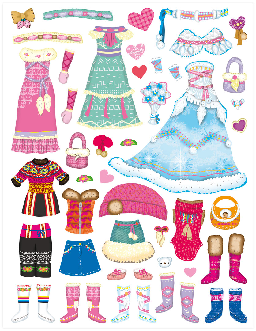 Minimiki - Stickers - Habille Anouk au Groenland nouvelle édition
