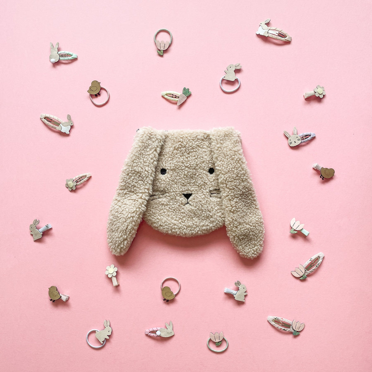 Fluffy Bunny Face Bag