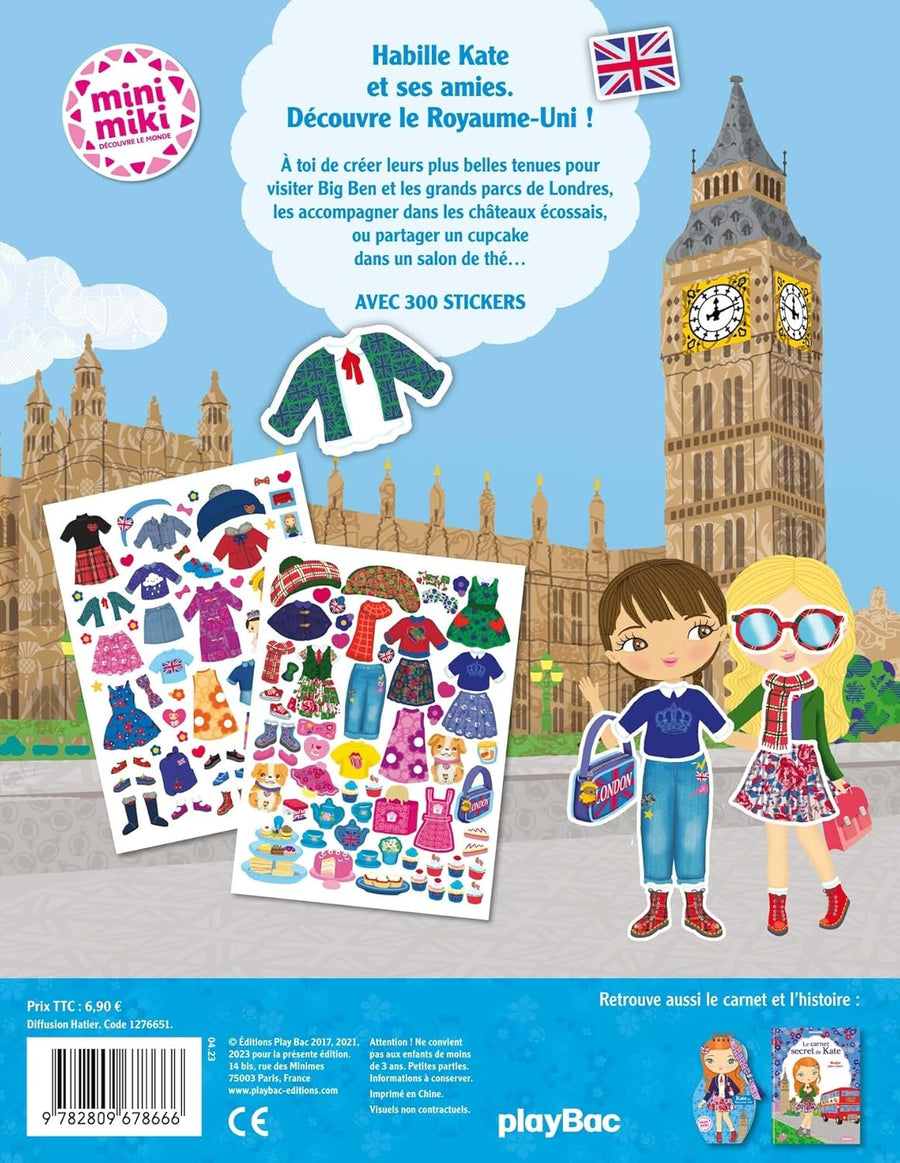 Minimiki - Stickers - Habille Kate au Royaume-Uni