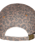 Corduroy Leopard Cap rubber