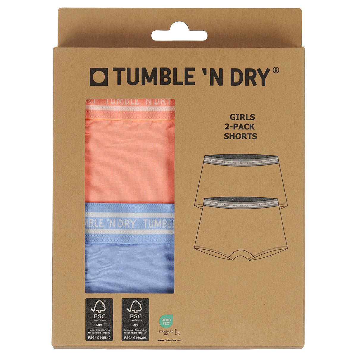 Tumble Short 2 pack Girls grapemist