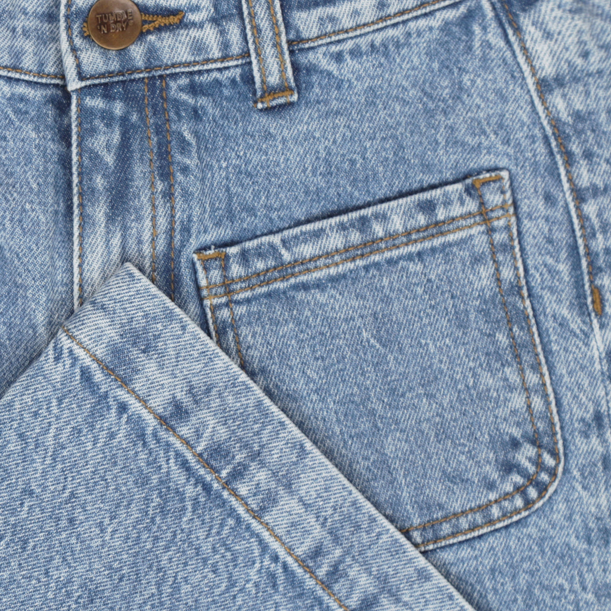 Juene Wide Denim Medium Stonewash