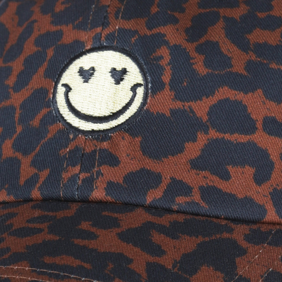Headwear Leopard happy cap root beer