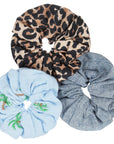 Accessories Scrunchie 3-Pack B Blue Bell