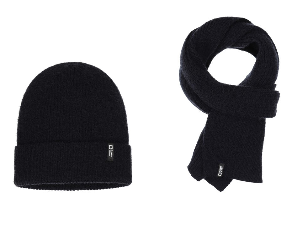 Beanie &amp; Scarf Boys Navy Blazer