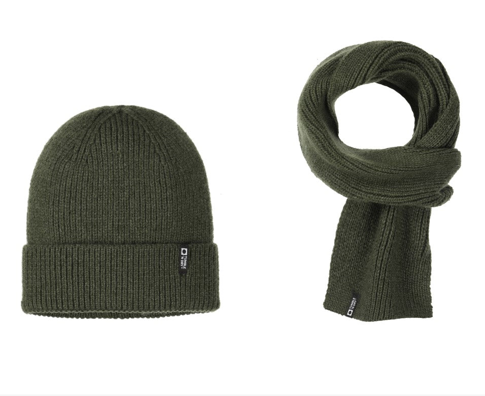Beanie &amp; Scarf Boys Forest Night