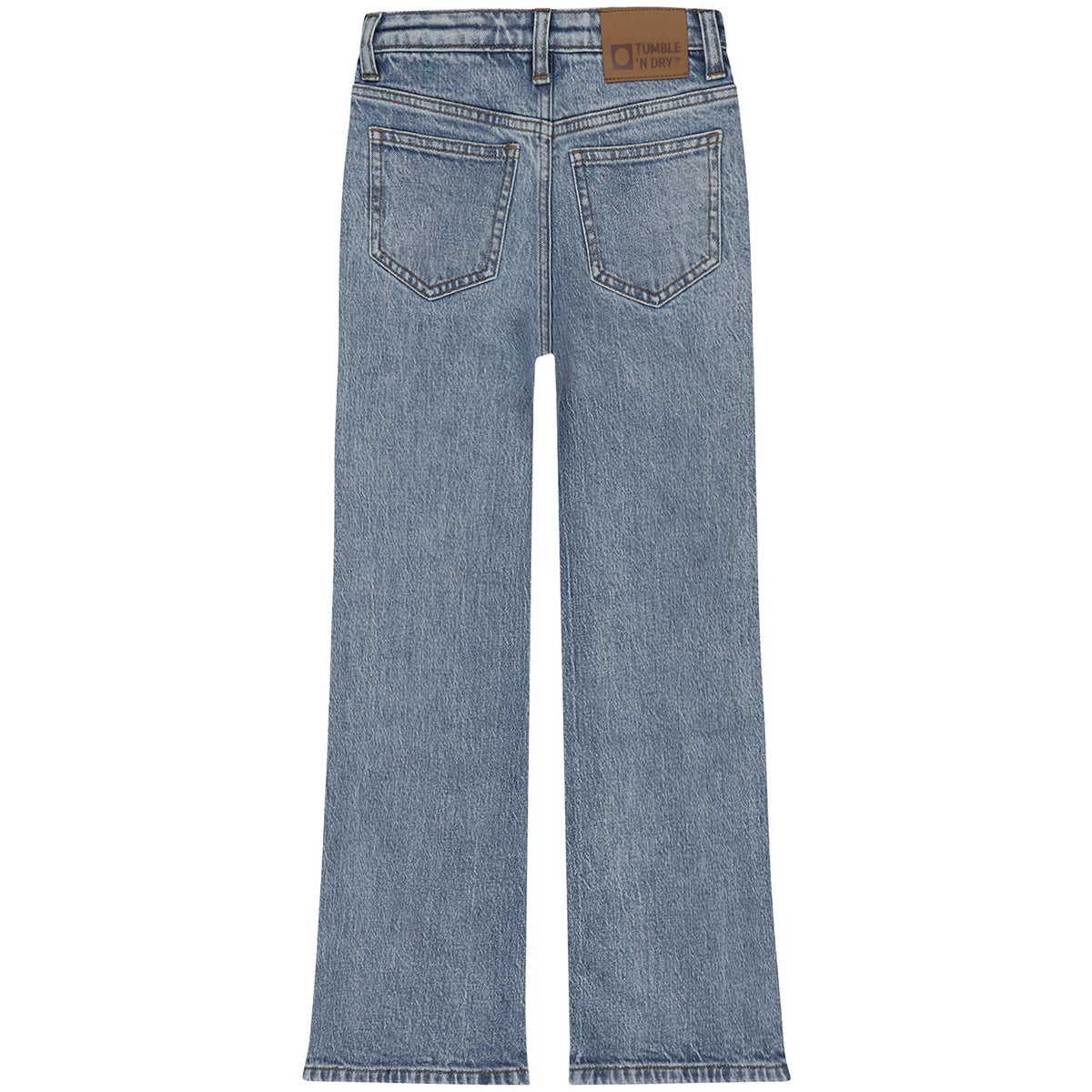 Josephine wide denim light stonewash
