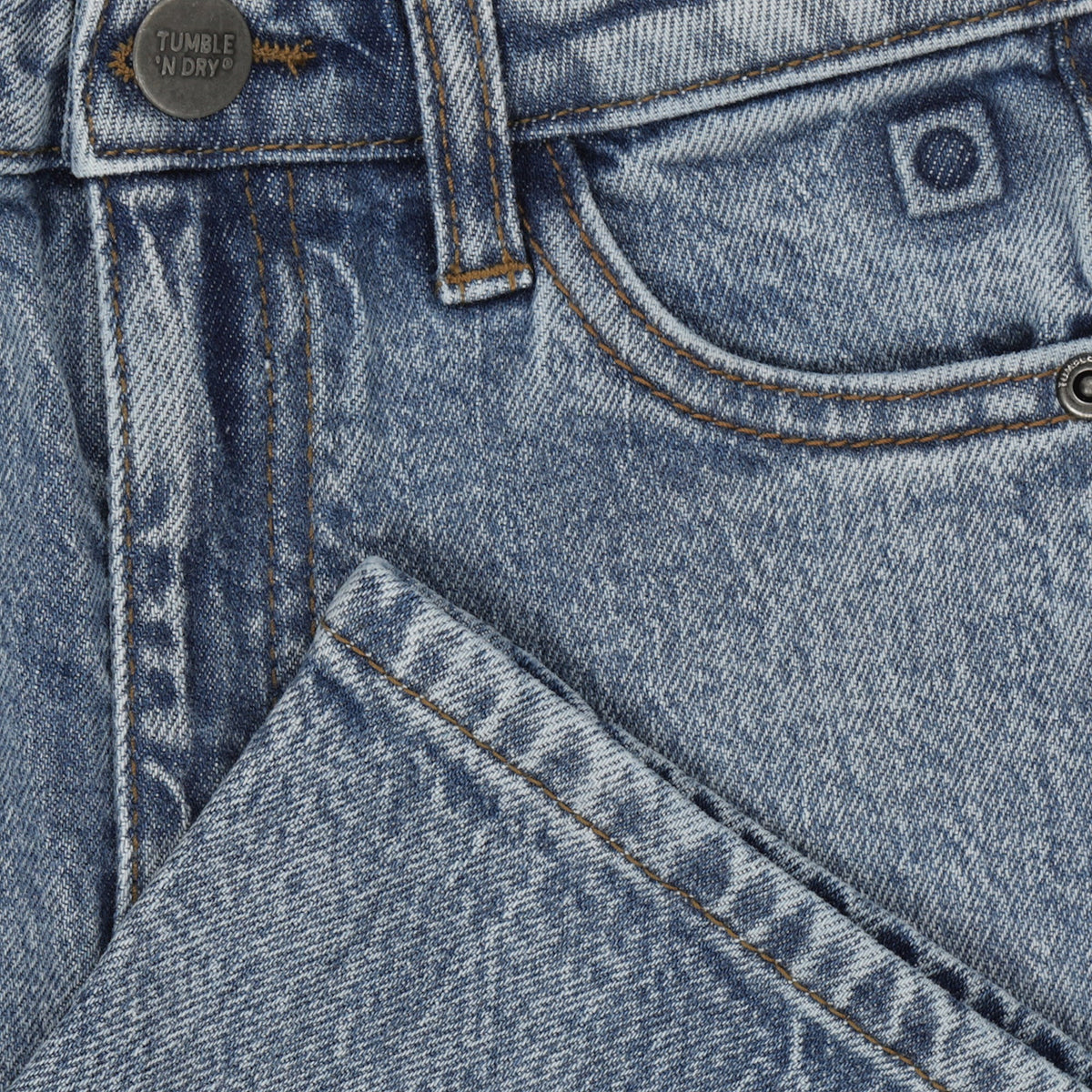 Josephine wide denim light stonewash