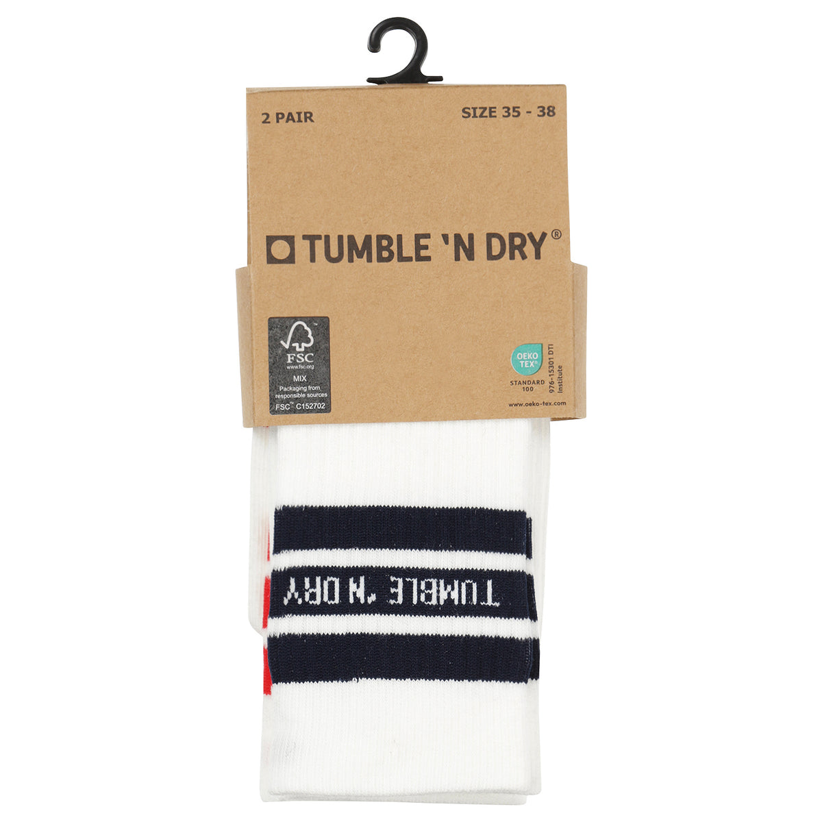 Tumble Socks 2-pack flame scarlet