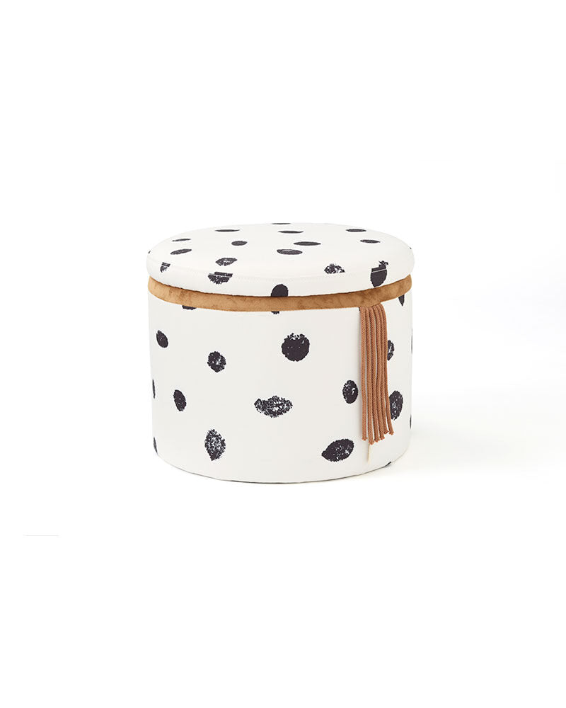 Pouf rond avec rangement FIFI