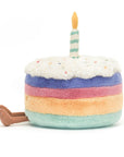 Amuseable Rainbow Birthday Cake Large