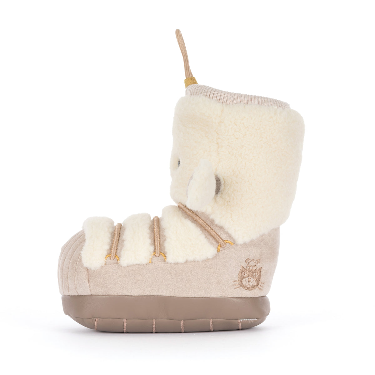 Peluche botte de neige Amuseables Perta Snow Boot Jellycat, grise