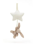 Bashful Beige Bunny Star Musical Pull