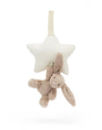 Bashful Beige Bunny Star Musical Pull