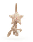 Blossom Bea Beige Bunny Musical Pull