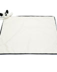 Bashful Black & Cream Puppy Blankie