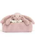 Bashful Luxe Bunny Rosa Blankie