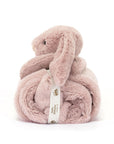 Bashful Luxe Bunny Rosa Blankie