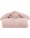 Bashful Luxe Bunny Rosa Blankie