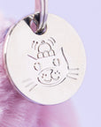 Thistlepop Blossom Bunny Bag Charm