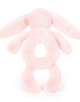 Bashful Pink Bunny Ring Rattle