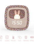 Réveil veilleuse Billy Clock Rainbow Leopard pour enfant MOB, petit lapin en silicone souple qui abrite la veilleuse