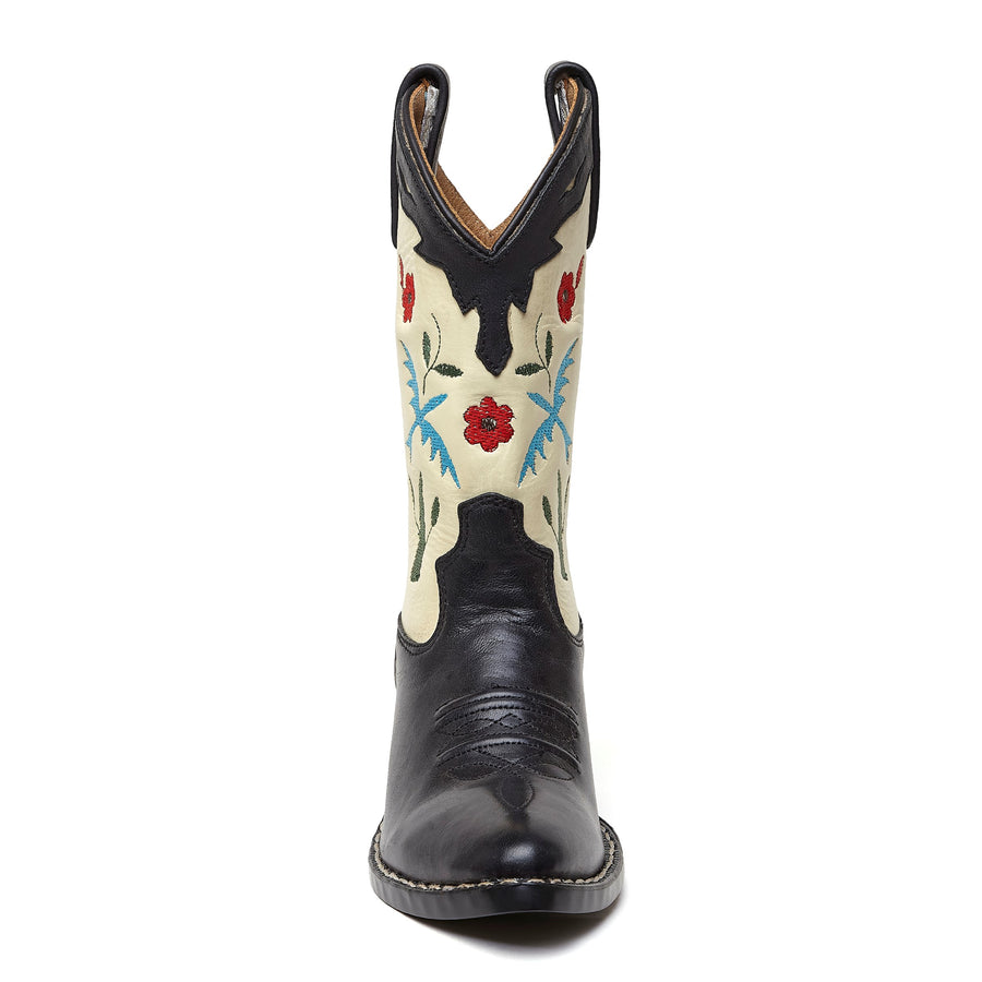 Junior Cowboyboots Bluebird Black