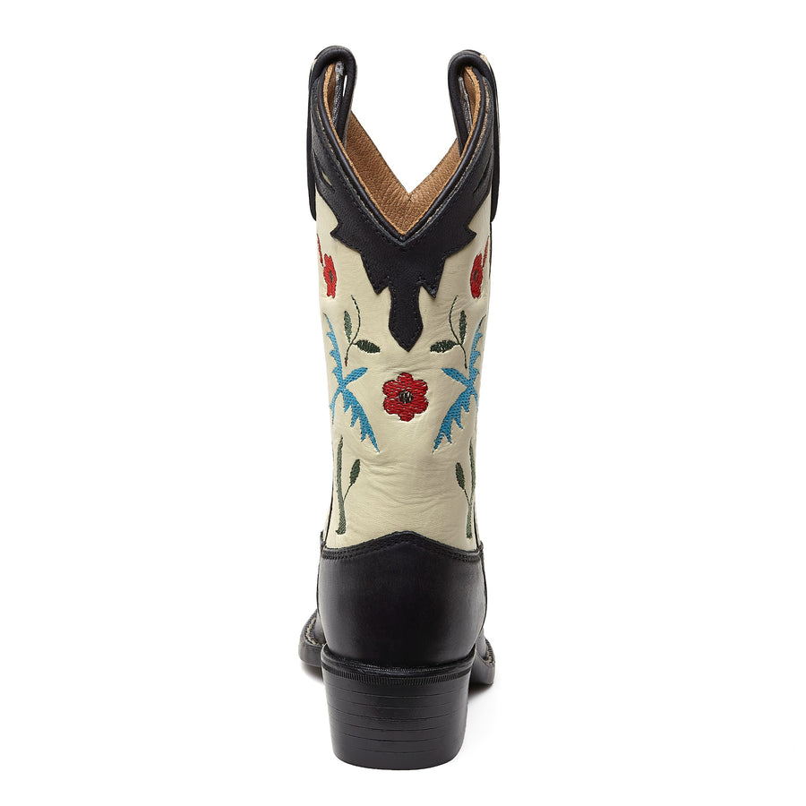 Junior Cowboyboots Bluebird Black