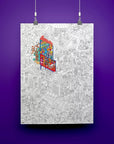 Poster A Colorier - Magic College - 100 X 70