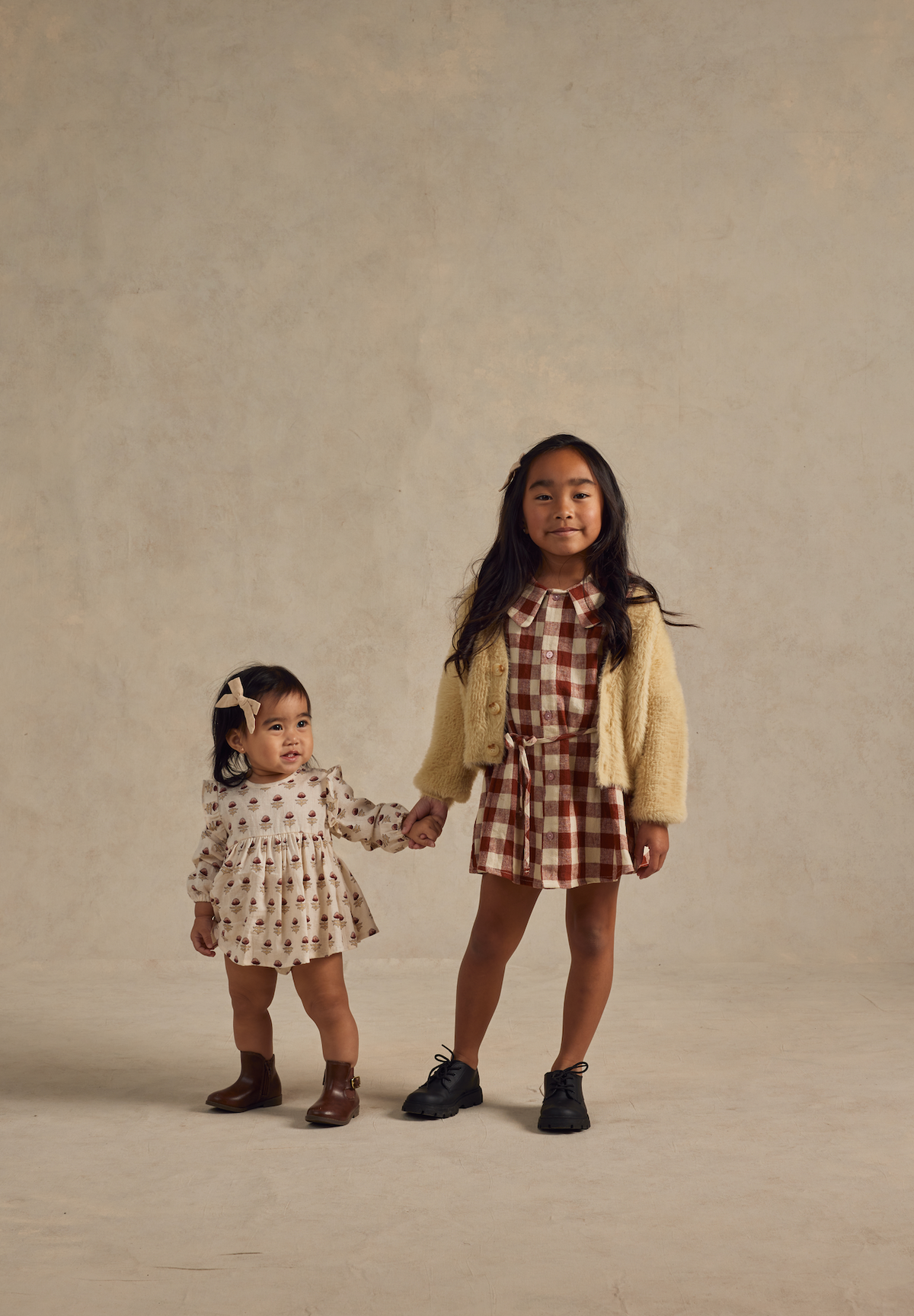 Olive Dress Ruby Plaid