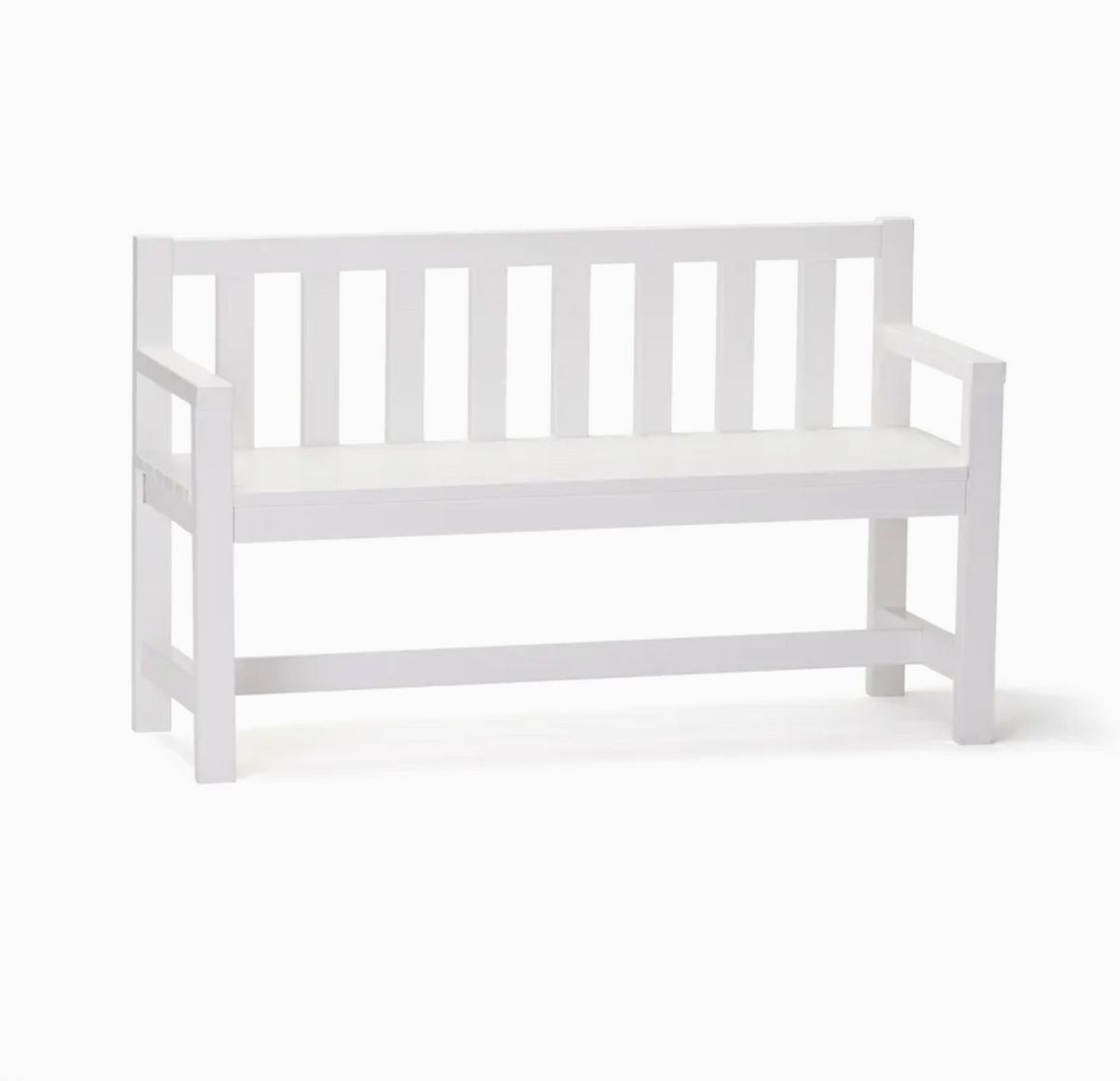 Ensemble table et canapé de jardin blanc